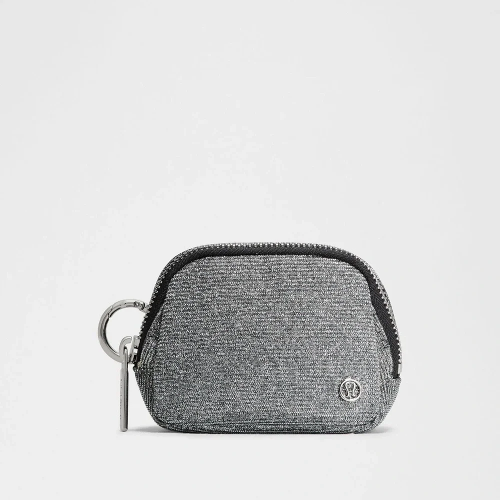 lululemon Everywhere Belt Bag Nano Glitter Dark Silver Graphite Grey NWT